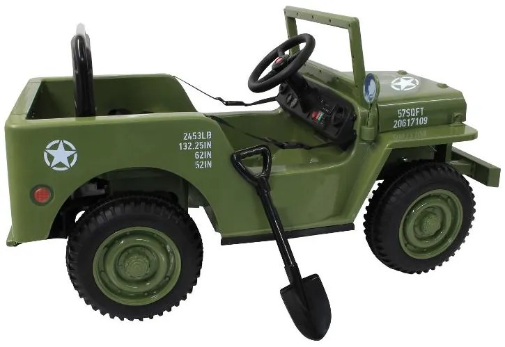 Jamara Elektrické autíčko Jeep Willys MB Army 12 V (100382860)