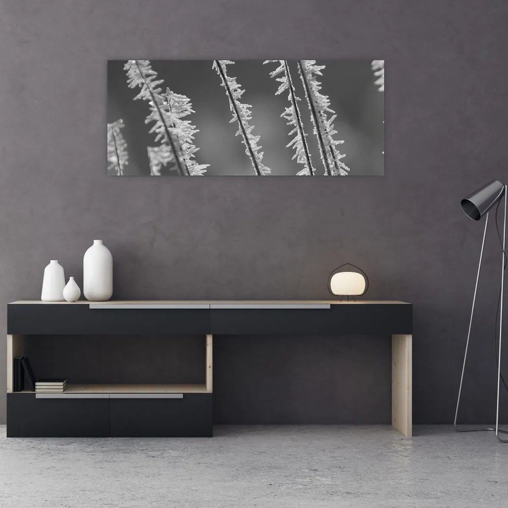 Obraz - Mrazivá zima (120x50 cm)