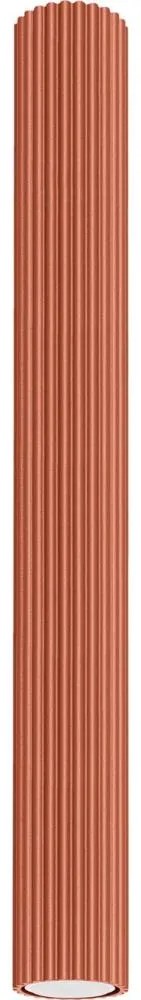 Sollux SL.1629 - Bodové svietidlo KARBON 1xGU10/10W/230V 60 cm červená