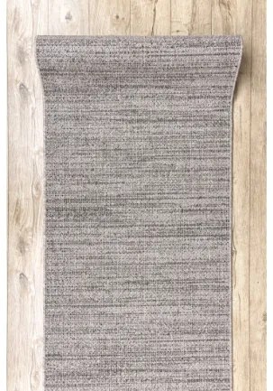 Behúň SIZAL FLOORLUX vzor 20389 strieborný / čierny