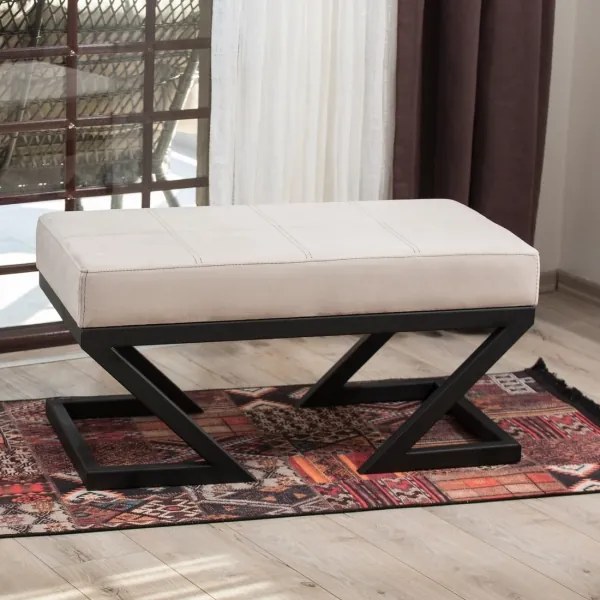 Taburet RINA 45x90 cm béžový