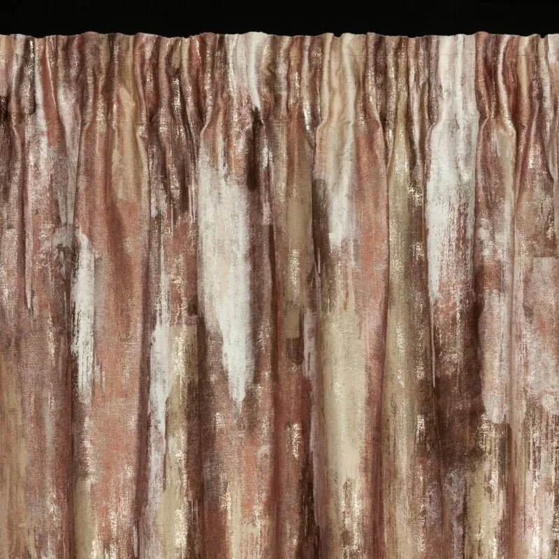 ZÁVES ELLA NA PASKE 140X270 CM TEHLOVÝ
