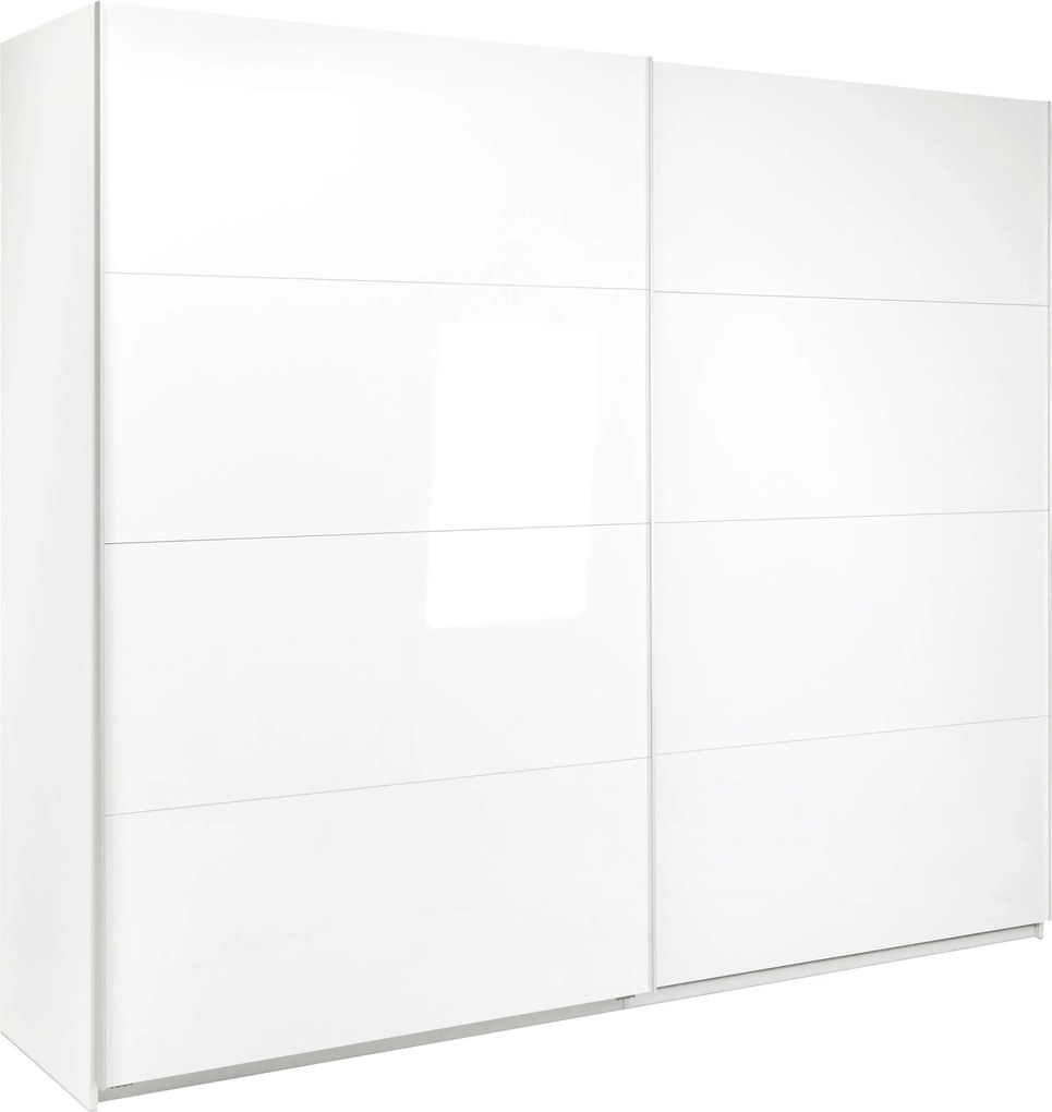 XXXLutz SKRIŇA S POSUVNÝMI DVERAMI, biela, 250/210/62 cm P & B - Skrine - 000885000906