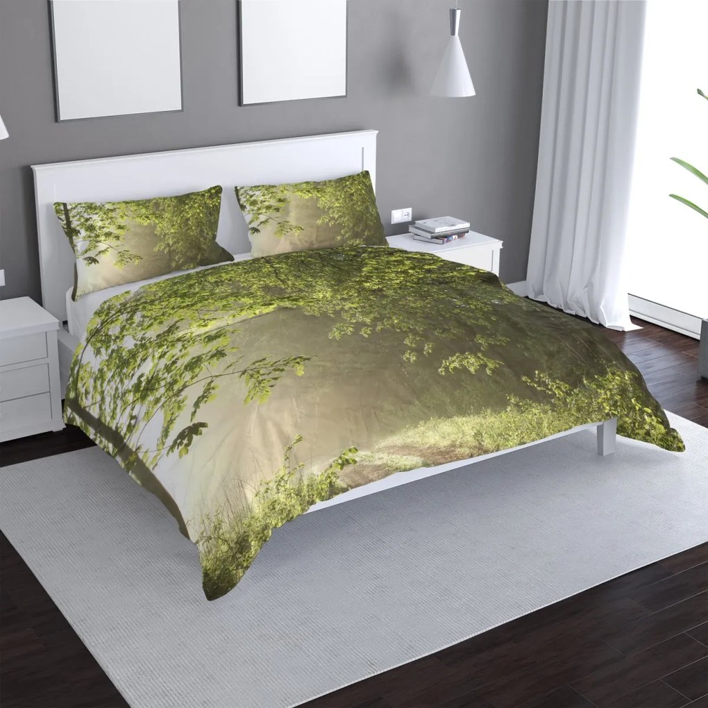 Sablio Obliečky Lesná cesta - 140x220 / 90x70