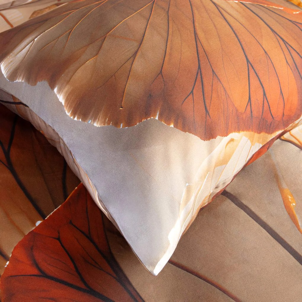 SATÉNOVÉ OBLIEČKY SATYNLOVE PREMIUM 140X200 CM, 1KS 70X90 CM LISTY