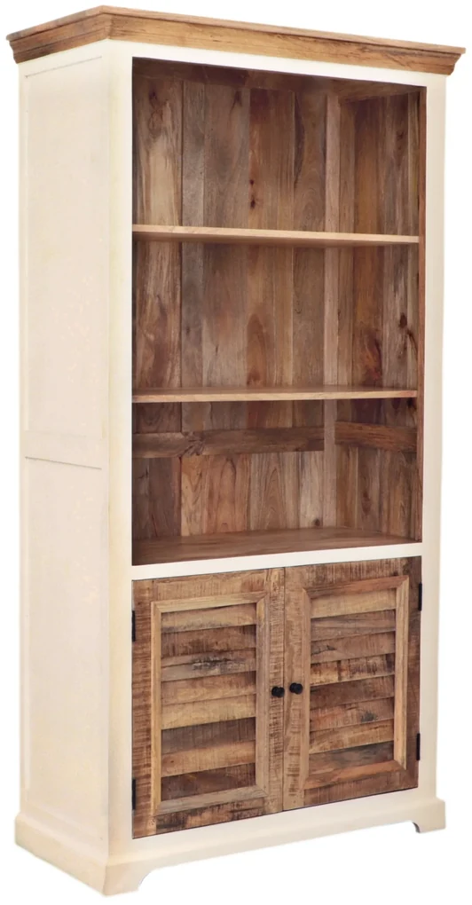furniture-nabytek.cz - Knižnica z dreva mango 100x190x45