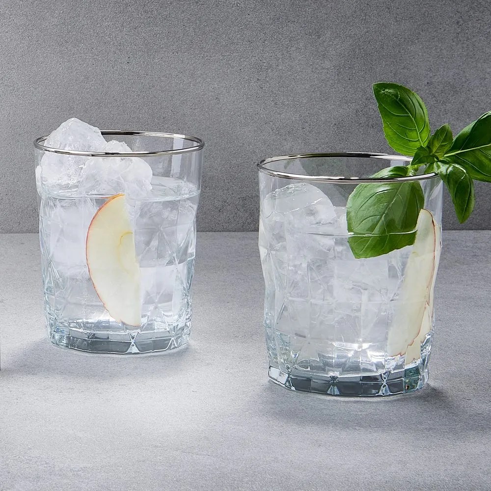 UPSCALE Pohár na vodu 345 ml - strieborná