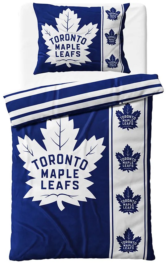 NHL Mikroplyšové obliečky Toronto Maple Leafs Belt 140x200/70x90 cm