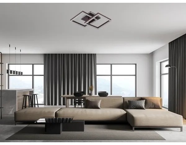 LED stmievateľné stropné svietidlo LED/80W/230V 3000-6500K + diaľkové ovládanie