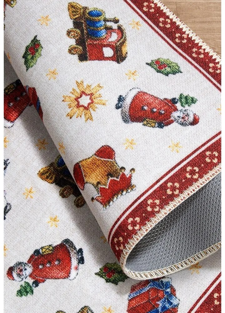 Červený koberec s vianočným motívom 50x80 cm Red Christmas – Villeroy&amp;Boch