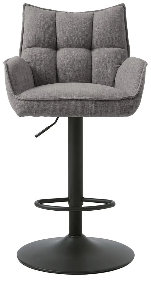Sivé barové stoličky s nastaviteľnou výškou v súprave 2 ks Marilla – Unique Furniture