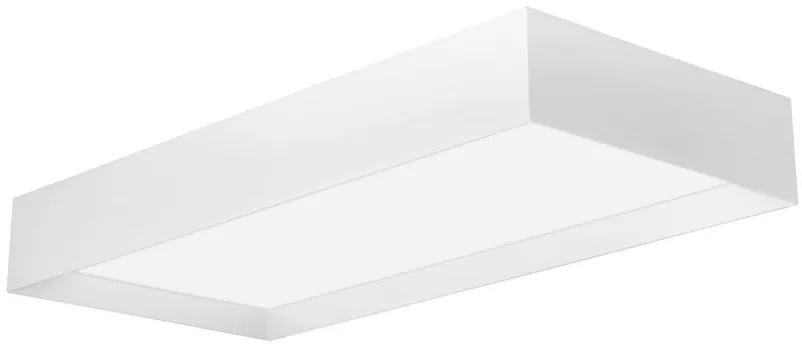 PALNAS Moderné stropné svietidlo LED LILY, 60 W, teplá biela, štvorcový tvar, biela
