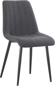 Jedálenská stolička Boris, antracitová látka%