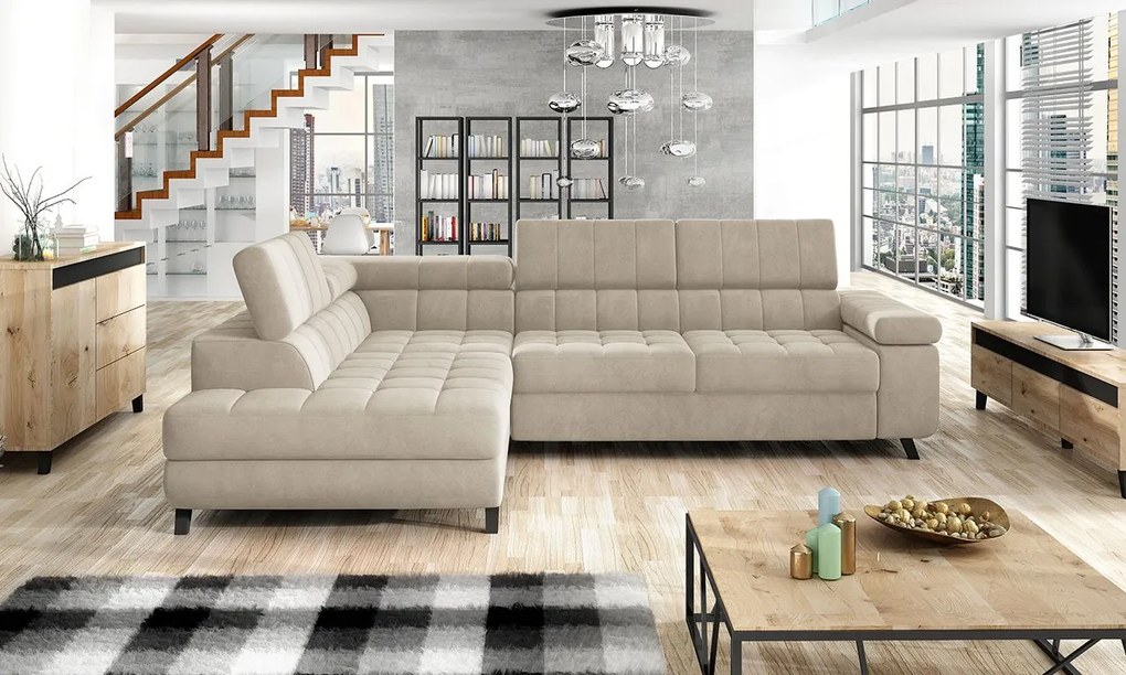 Rohová sedačka Elsie, Dostupné poťahy: Nazar 225.02, Strana: pravá