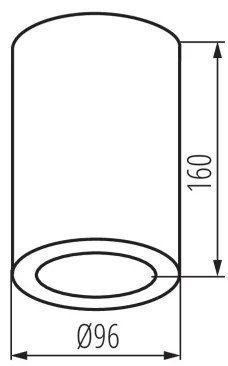 Kanlux 36644 - Kúpeľňové bodové svietidlo AQILO 1xE27/20W/230V IP65 biela