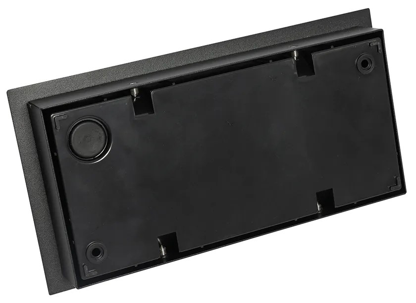 Moderné vonkajšie nástenné svietidlo čierne vrátane LED 2-svetlo IP54 - Simon