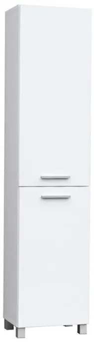 Skříňka do koupelny 40 cm Mola s košem Alaska bílá