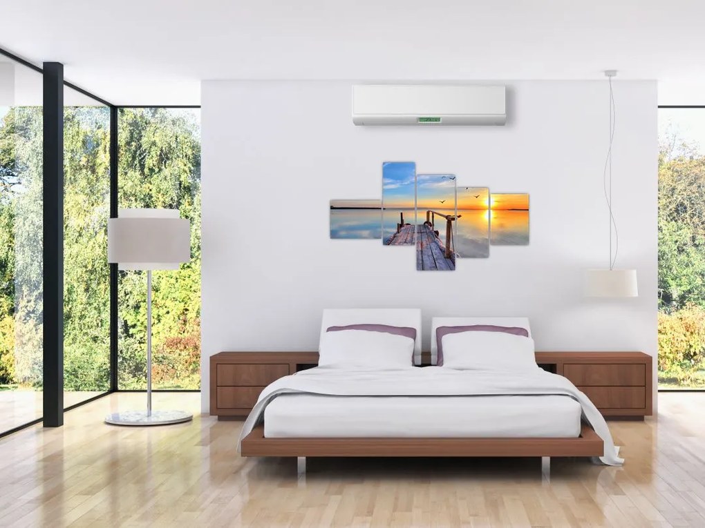 Moderný obraz - mólo