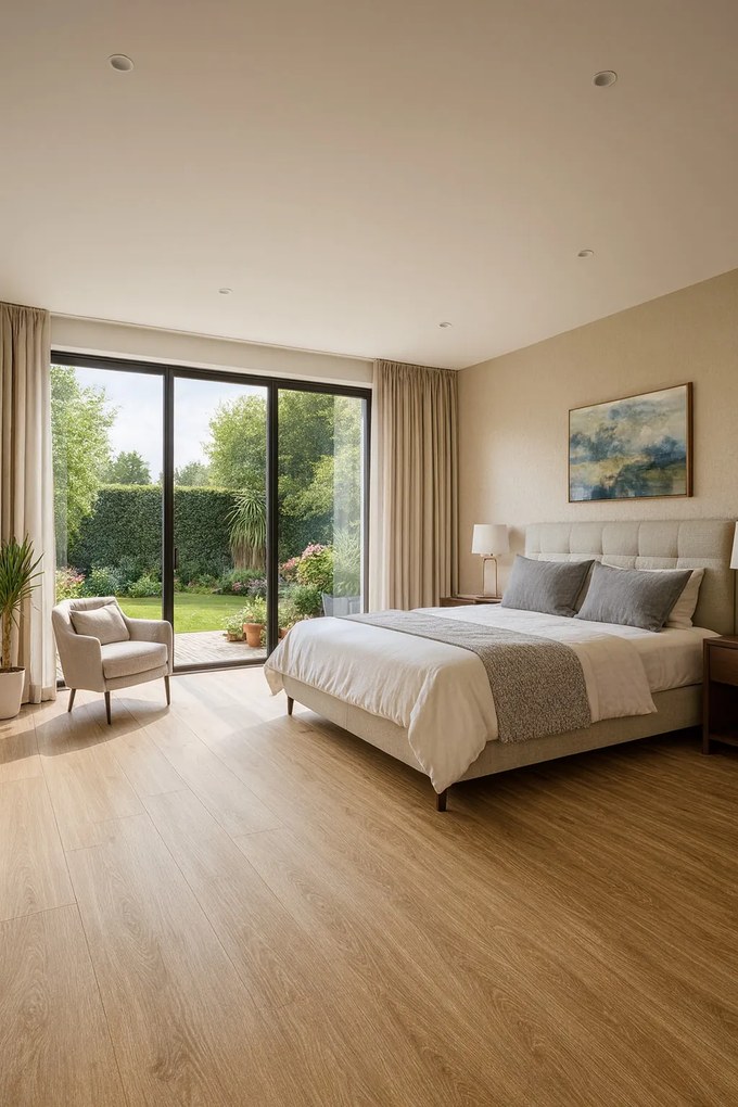 Gerflor, PVC podlaha - lino Loftex 2168 Boutic Medium, na mieru, šíře 2m,4m, hnedá, filc, chodba / predsieň