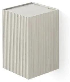 FARO 40536 - Nástenné svietidlo SOLE 1xGU10/8W/230V šedá vrúbkovaná hranatý