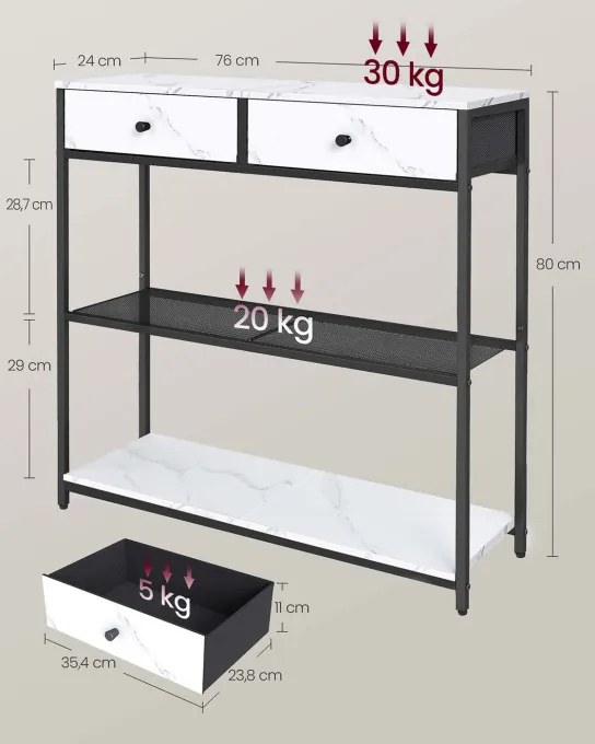 Konzolový stolík LNT092W01