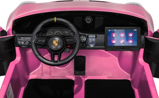 Elektrické autíčko Porsche 911 GT3 STRONG MP4 ružové