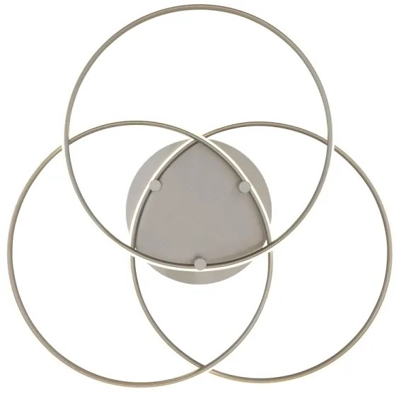 Globo 67355-40N - LED Stropné svietidlo KOMBOS 40W/230V pr. 45,6 cm matný chróm