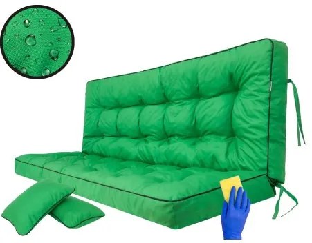 Vankúš na záhradnú hojdačku POLA 150 cm zelený