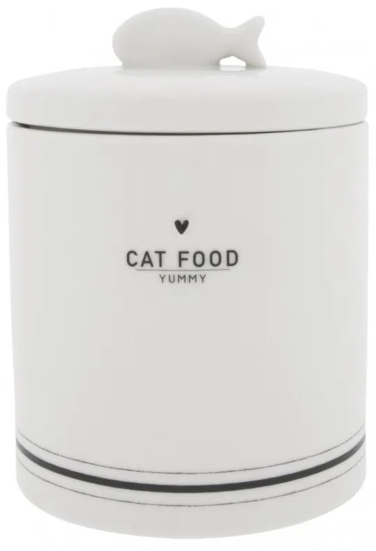 Jar Large Cat Food in Black 14x14x16,5cm