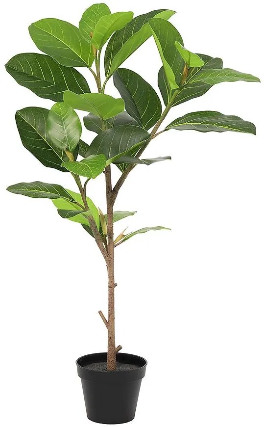 Umelý kvet v kvetináči Ficus Alpine 92 cm
