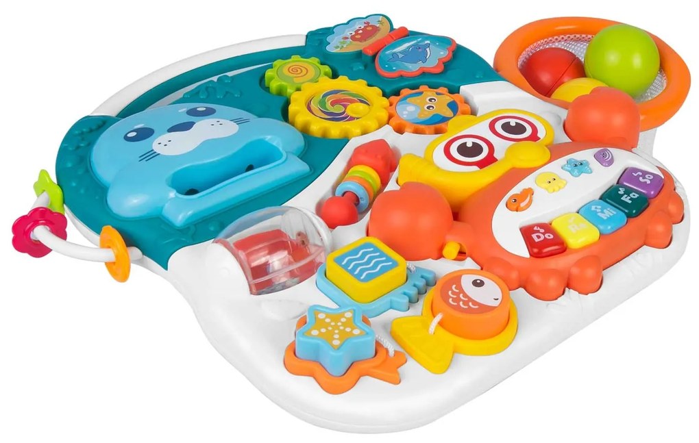 Ricokids Vzdelávacie chodítko 3v1 RK-810 biely a modrý