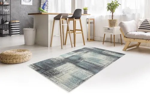 Koberce Breno Kusový koberec DOUX 2/IS2Y, modrá, viacfarebná,67 x 120 cm
