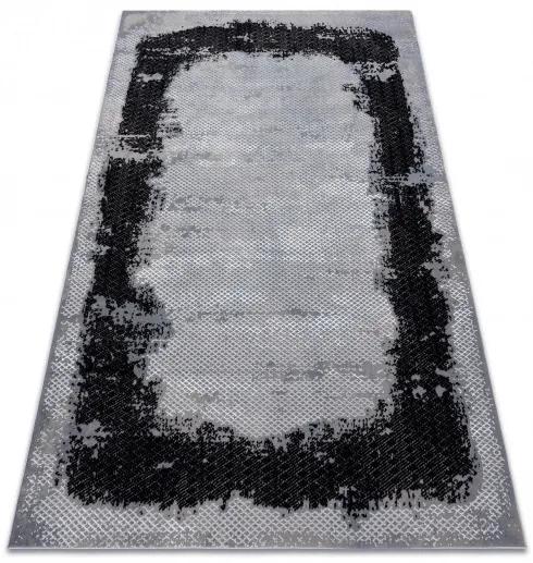 Dywany Łuszczów Kusový koberec Core A004 Frame black/light grey - 200x290 cm