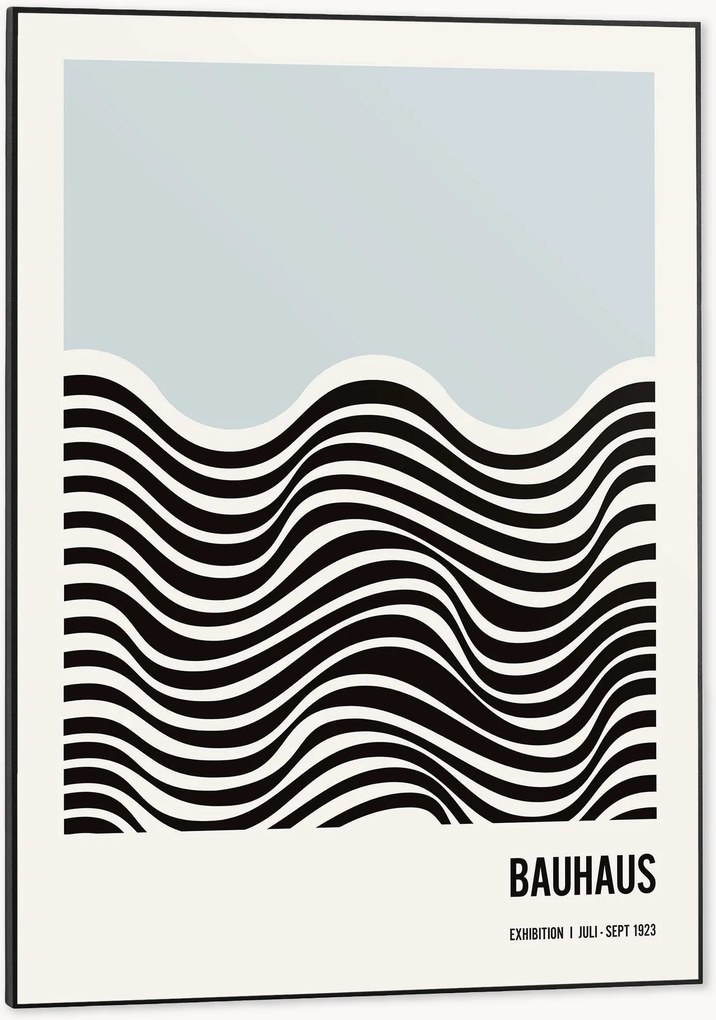 Nástenná dekorácia v ráme Bauhaus