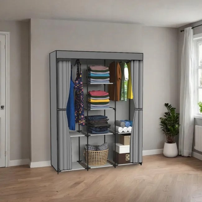 Šatníková skriňa SONIA antracitová