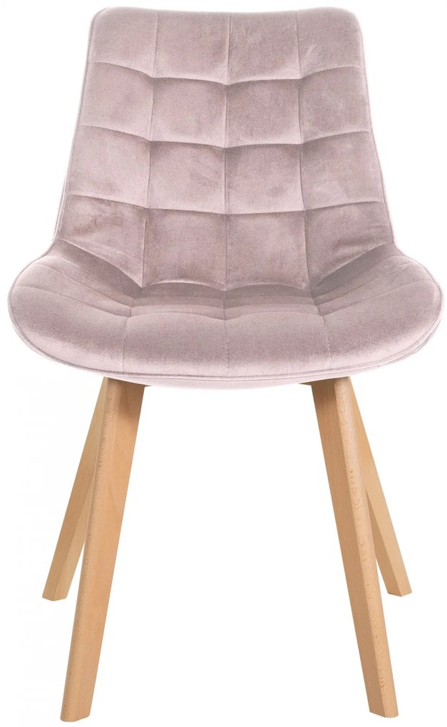Stolička Brook - zamat - Ružová