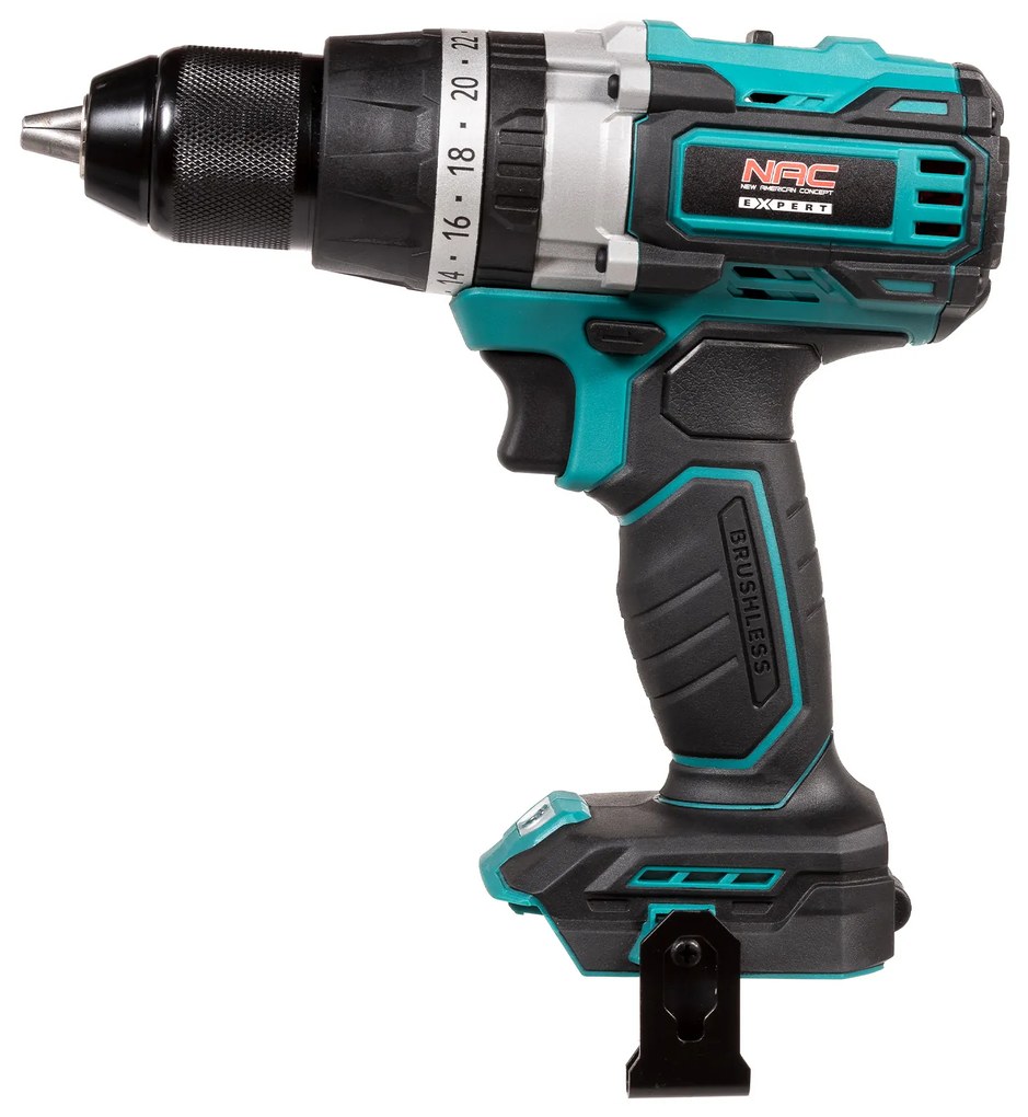 Aku vŕtačka s príklepom NAC CDB-70-BL-I-LI-20V
