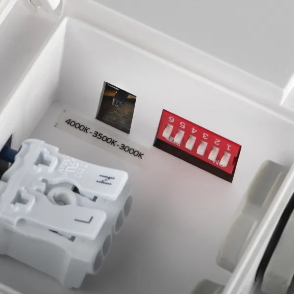 Kanlux 38777 - LED Vonk. sv. so senz. BENO 12/18W/230V 3000/3500/4000K IP65 biela