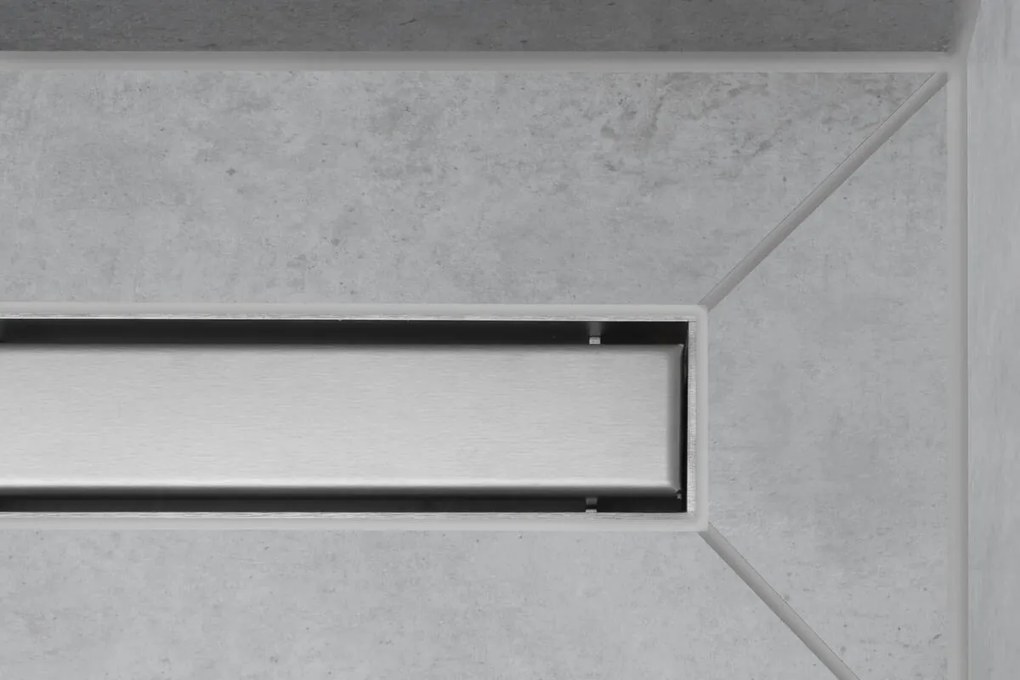Hansgrohe RainDrain Match, vrchná sada sprchového žľabu 900 s výškovo nastaviteľným rámom, chrómová, HAN-56040000