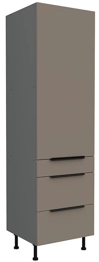 Kuchynská skrinka Aria-Ta/Ant Anti Fingerprint 60dks-215 1f 3s