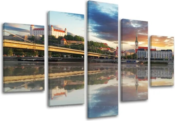 Obraz na stenu 5 dielny SLOVENSKO SK021E50