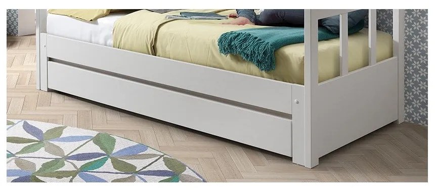 Biela zásuvka pod detskú posteľ PINO – Vipack