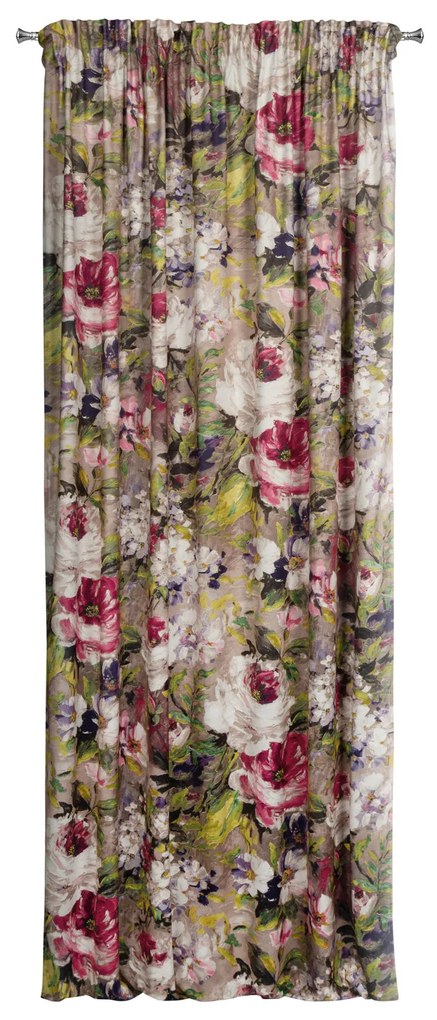 ZATEMŇOVACÍ ZÁVES NA PÁSKE AMELIE 140X270 CM VZOROVANÁ