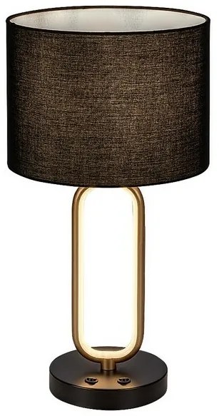 Rabalux 74044 stolná dekoratívna lampa Domiro, zlatá