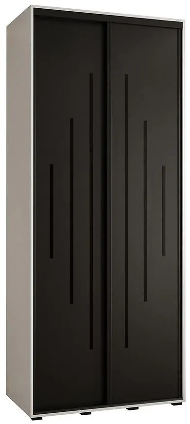 Skriňa 45 Canaris 12 110 biela/čierna/čierna