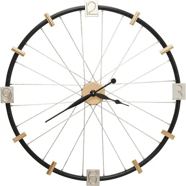 KARE DESIGN Nástenné hodiny Spoke Wheel 80 cm