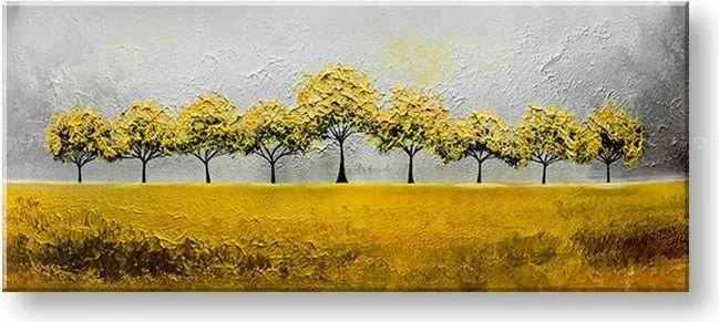Maľovaný obraz na stenu STROMY