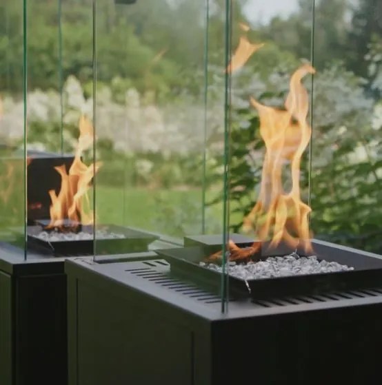 Luxusný ohrievač na terasu Nero Assoluto