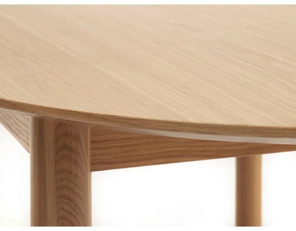 Rozkladací jedálenský stôl s doskou v dubovom dekore v prírodnej farbe 100x190 cm Gallina – Unique Furniture