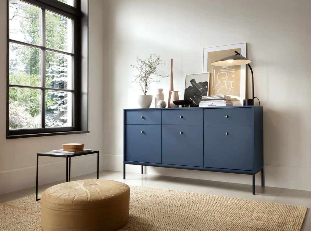 PIA Široká komoda Mono - navy